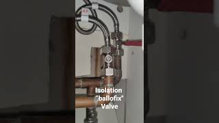 how to turn water off using isolation ballofix valve [upl. by Selegna196]