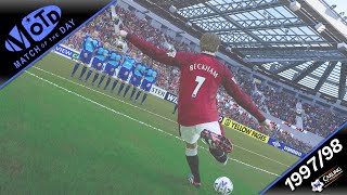 Match of the Day 9798  Episode 6  FA Carling Premiership PES 2021 [upl. by Piselli]