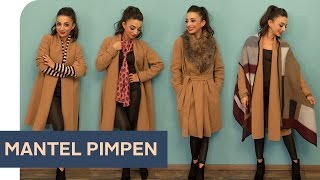 1 Teil 8 Styles Mantel mit Accessoires aufpimpen  refashion  OTTO [upl. by Enimasaj]