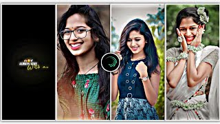 Lyrics🦋trending kannada song🎧 girls 🤍 video editing alight motion🌿 [upl. by Derriey28]