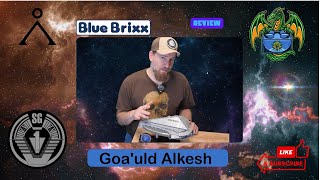 Blue Brixx Stargate SG1 Goauld Alkesh Review Set 106847  1244 pcs [upl. by Odlopoel347]