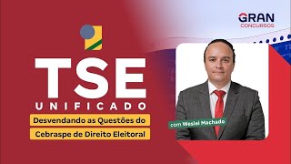 Concurso TSE Unificado  Desvendando as Questões do Cebraspe de Direito Eleitoral [upl. by Ramoh522]