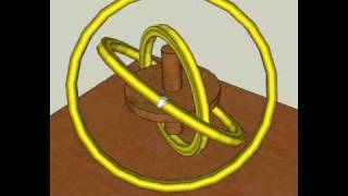 Gyroscope in SketchUp [upl. by Thorsten]