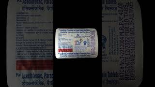 Aceclofenac  paracetamol and Trypsin  Chymotrypsin Tablets Uses in Hindi [upl. by Peh]