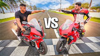 CHAMEI O BRUNO GARCIA PRO RACHA CONTRA MINHA S1000RR [upl. by Wesley589]