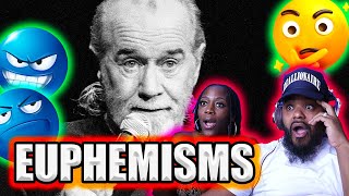 George Carlin Euphemisms Linguistic GOAT BLACK COUPLE REACTS [upl. by Steady618]