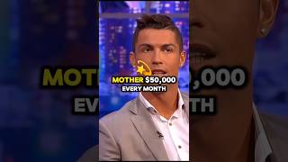 Ronaldo Reveals how much he Pays his Mother Monthly ronaldocr7 football story fyp trending [upl. by Acirred850]