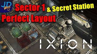 Sector 1 The Perfect Layout amp Finding a Secret Station 🚀 IXION  New Player Guide Tutorial [upl. by Silden]