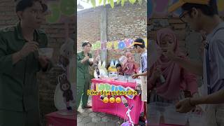 DOMINIQUE JUALAN ES JELLY LABUBU DIHABISIN PAK HANSIP SAMPE UCUP NANGIS GA KEBAGIAN😱😱 viralvideo [upl. by Kiyohara231]