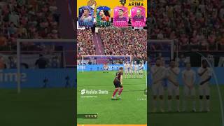 Kross VS C RonaldoCucurella VS Haalando FREE KICK shorts FC24 GOAL challenge fc25 efootball [upl. by Attenna]