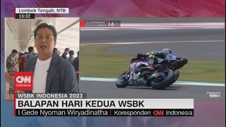 Balapan Hari Kedua WSBK [upl. by Aerbua]