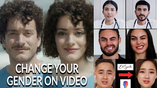 Gender Change Tutorial How to change the gender of someone using ebSynth and FaceApp [upl. by Seyer]