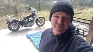 Day 12  1992 Yamaha Virago XV1100 build  How to seal primary and sub tank with Caswell Sealer [upl. by Lael]