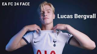 Lucas Bergvall FACE EA FC 24 Tottenham Lookalike [upl. by Macdougall]