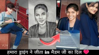 drawing prank in railway station kalakritikibaatRamanArt art viral trending [upl. by Kcirdled936]