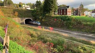 Virtual Railfan Whistle Stop Tour on Amtrak Pennsylvanian 43 Through Allegheny Tunnel in Gallitzin [upl. by Einnov]