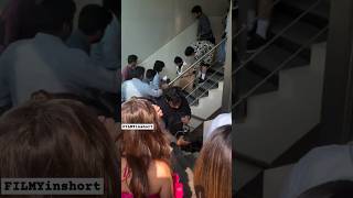 OMG😱Vijay Devarakonda slips on stairs hope he’s fine The Unseen Shorts vijaydevarakondashorts [upl. by Annaj]