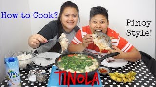 Mukbang  Cookbang Filipino Food  how to cook Tinola and massive Fried Fish [upl. by Treb339]