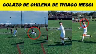 MIRA EL GOLAZO de CHILENA de THIAGO MESSI en el INTER MIAMI  FUTBOL HOY [upl. by Enelahs313]