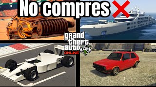 ¡TOP 5 COCHES QUE NO DEBES COMPRAR EN GTA 5 ONLINE  PARTE 1 [upl. by Yra]