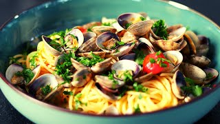 Spaghetti Vongole  Clams Shorts [upl. by Bartley898]