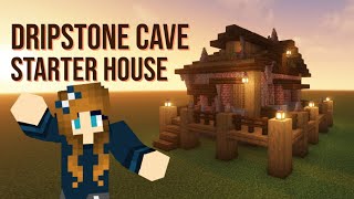 Dripstone Cave Base  Minecraft Build Tutorial [upl. by Jecoa]