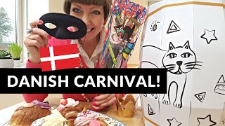 Danish carnival traditions Cats hygge crafts candy Fastelavn song [upl. by Htidirem]