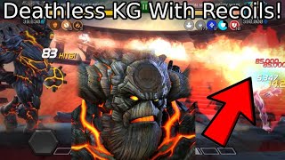 Deathless King Groot Is Insane With Recoil Masteries And Max Boosted Gameplay  MCOC [upl. by Acima]