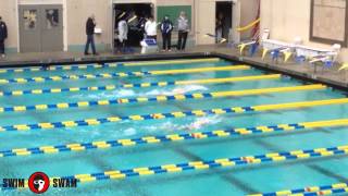 Watch Natalie Coughlin and Tom Shields exhibition 100 back [upl. by Onyx]