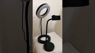 Ring light with phone holder and 3 different light settings  IKEA LÅNESPELARE ikeaikeafinds [upl. by Colfin]