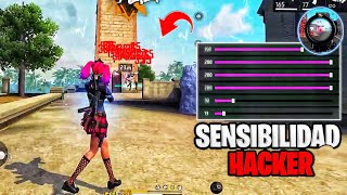 SENSIBILIDAD HEADSHOT  BOTÓN PERFECTO FREE FIRE🎯SIN DPI PARA DAR TODO ROJO NUEVA ACTUALIZACIÓN ✅ [upl. by Nyladnewg]