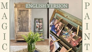 Photo frame with an old shutter Full episode on Discovery IloveRestyling DIY ElisaampMagicPaint [upl. by Ernaline]