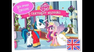 My Little Pony A Canterlot Wedding  iPad app demo for kids  Ellie [upl. by Drofhsa659]