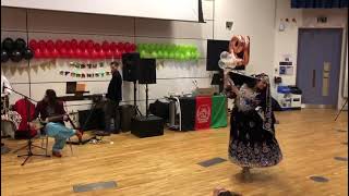 Ziba Tabrizi  Afghan dance  Brunel University afghandance afghanistan dance dancer [upl. by Sisile]