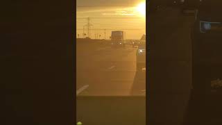 Cabover semi at dawn cant miss the vid cabover [upl. by Derina]