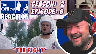 The Reaction of quotThe Fightquot Episode of The Office Season 2 Episode 6 [upl. by Yerot]