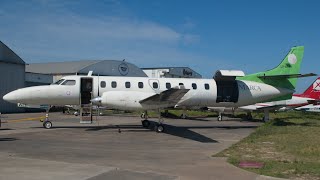 GARRETT TPE331 START UP Fairchild Swearingen SA227AC Metroliner III  LVWEE [upl. by Eelsel]