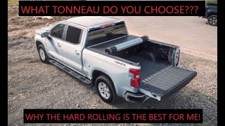 Why I Chose the Hard Rolling Tonneau Cover by REV or BAK  Value and Function is There 2021 Sierra [upl. by Krystin]