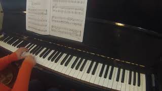 Harmonic Blues  Bastien piano basics level 2 [upl. by Enrobyalc]