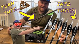 Fletch Your Arrows Like a PRO A How To Guide Tac Driver Vanes [upl. by Atena]