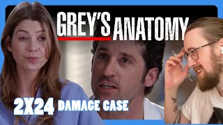 MEREDITH VS DEREK  Greys Anatomy 2X24  Damage Case Reaction [upl. by Ikcir]