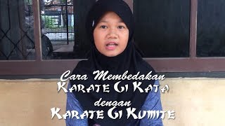 Perbedaan Karate Gi  cara membedakan baju karate  Kata dan Kumite  Tegi Merek Senkaido [upl. by Sedgewick]