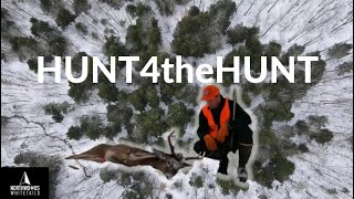 tracking PUBLIC land MOUNTAIN BUCK  SNOW deerhunting fun snow [upl. by Arihsaj523]