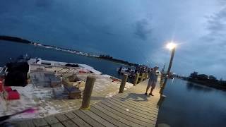 Cherrystone Campground Fishing for Striper [upl. by Demmy]