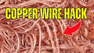 Scrap Copper Wire HACK  Boost Your Profit [upl. by Hsetim]