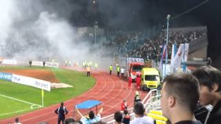 Rijeka  Hajduk bakljada torcide [upl. by Deth]