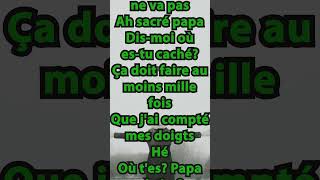 Stromae  papaoutai  Lyrics Scrolling [upl. by Jankey]