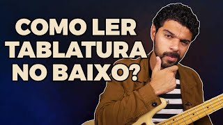 Aprenda a ler TABLATURA no BAIXO [upl. by Timus848]