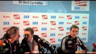 Biathlon Interview mit Simon Schempp 06012012 [upl. by Dorren]