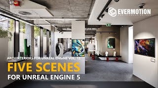 Virtual Art Galleries and Museums  Archinteriors for Unreal Engine vol 12 [upl. by Atinauq403]